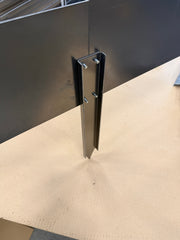 Bedkant i cortenstål, højde 30 cm